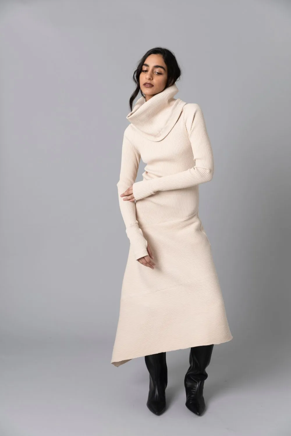 Cowl Dress