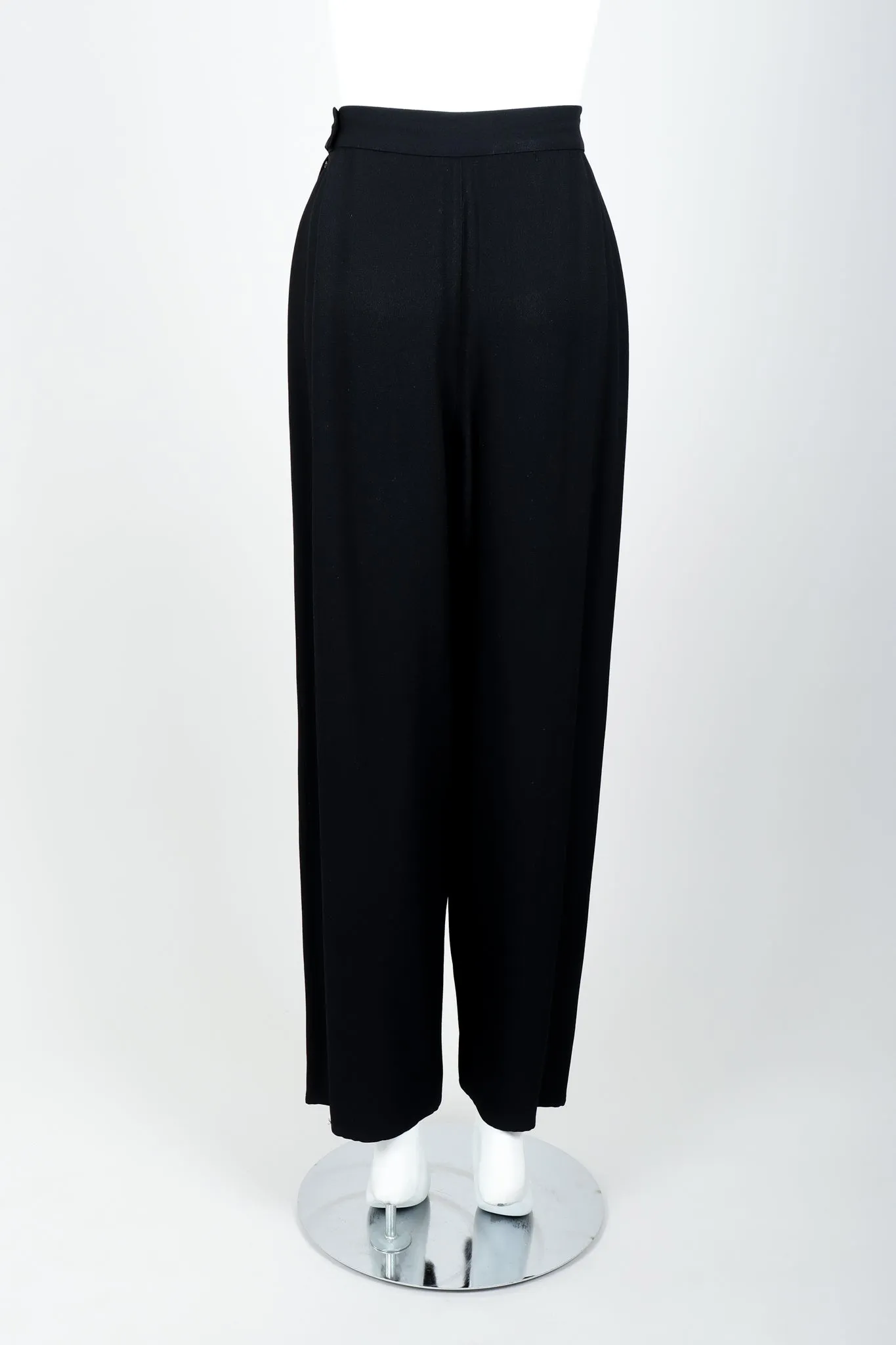 Crepe Boxy Button Jacket & Pant Suit