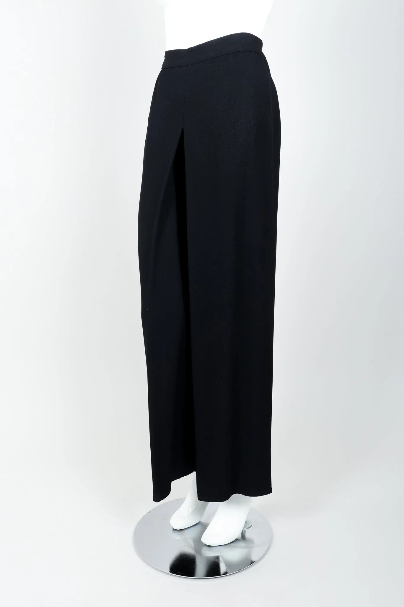 Crepe Boxy Button Jacket & Pant Suit