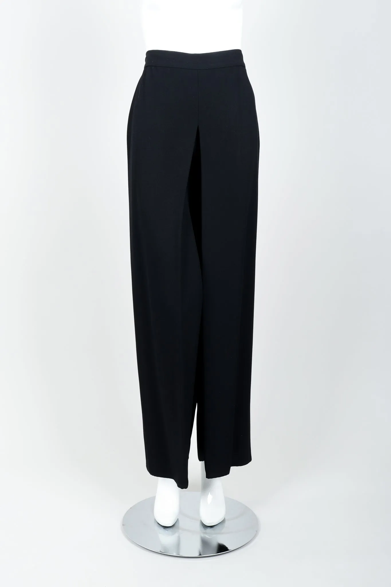 Crepe Boxy Button Jacket & Pant Suit