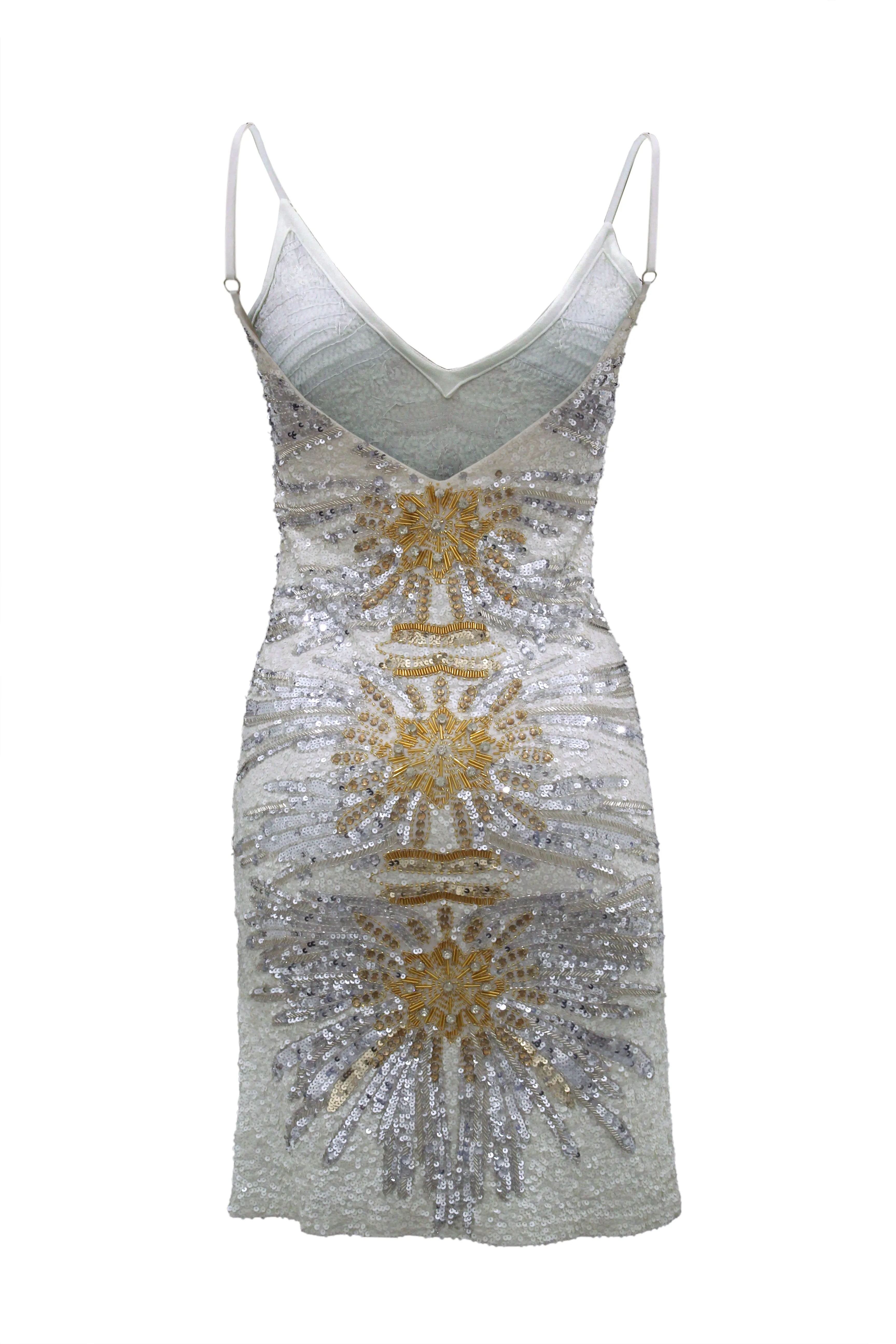 Crystal balet dress in offwhite
