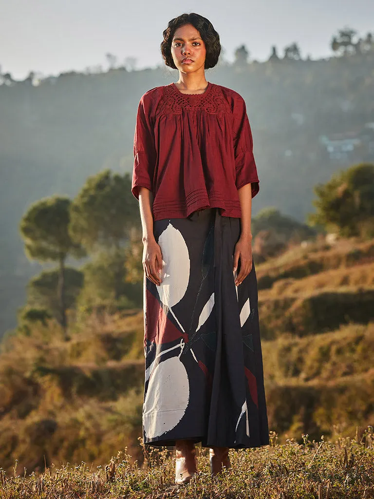 Dappled Petal Skirt Pants
