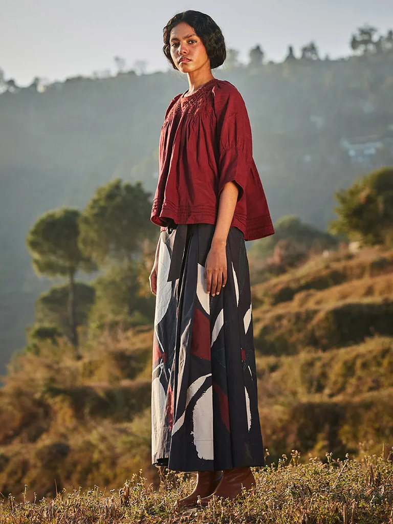 Dappled Petal Skirt Pants