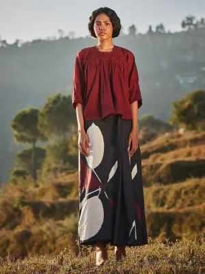 Dappled Petal Skirt Pants