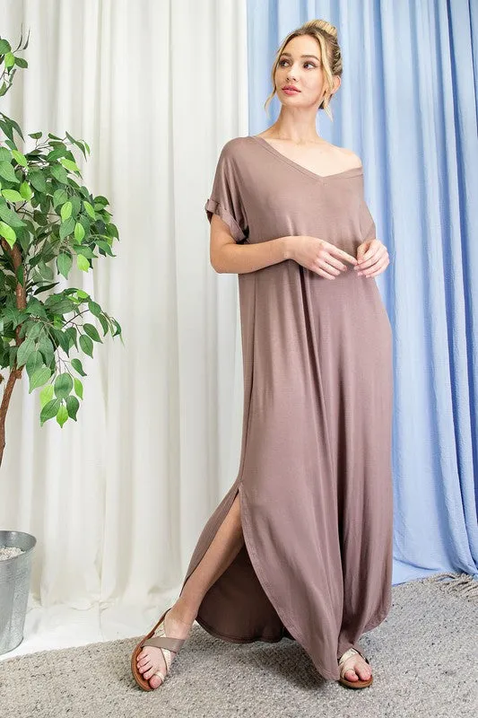 Desert Days Maxi Shirt Dress