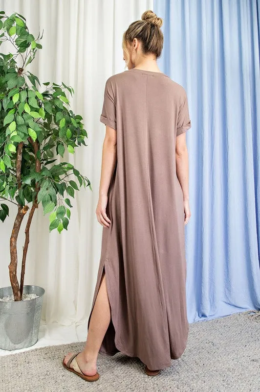 Desert Days Maxi Shirt Dress