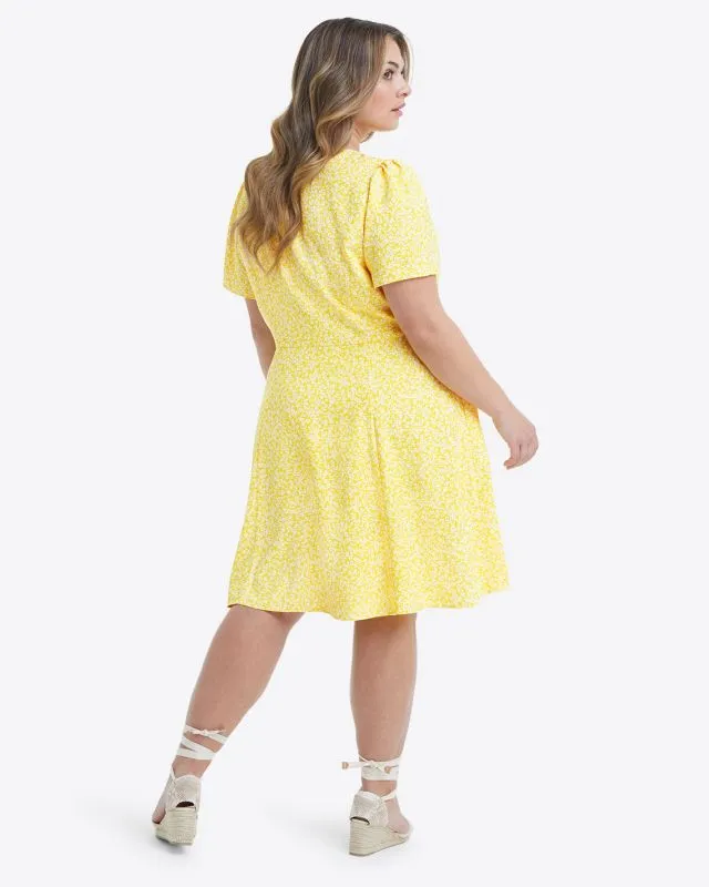 Draper James Size 24W Yellow Mother of Bride Dress