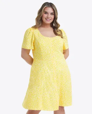 Draper James Size 24W Yellow Mother of Bride Dress