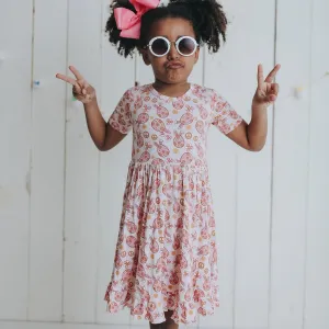 Dream Big Little Co Don't Worry Be Hoppy Dream Ruffle Dress