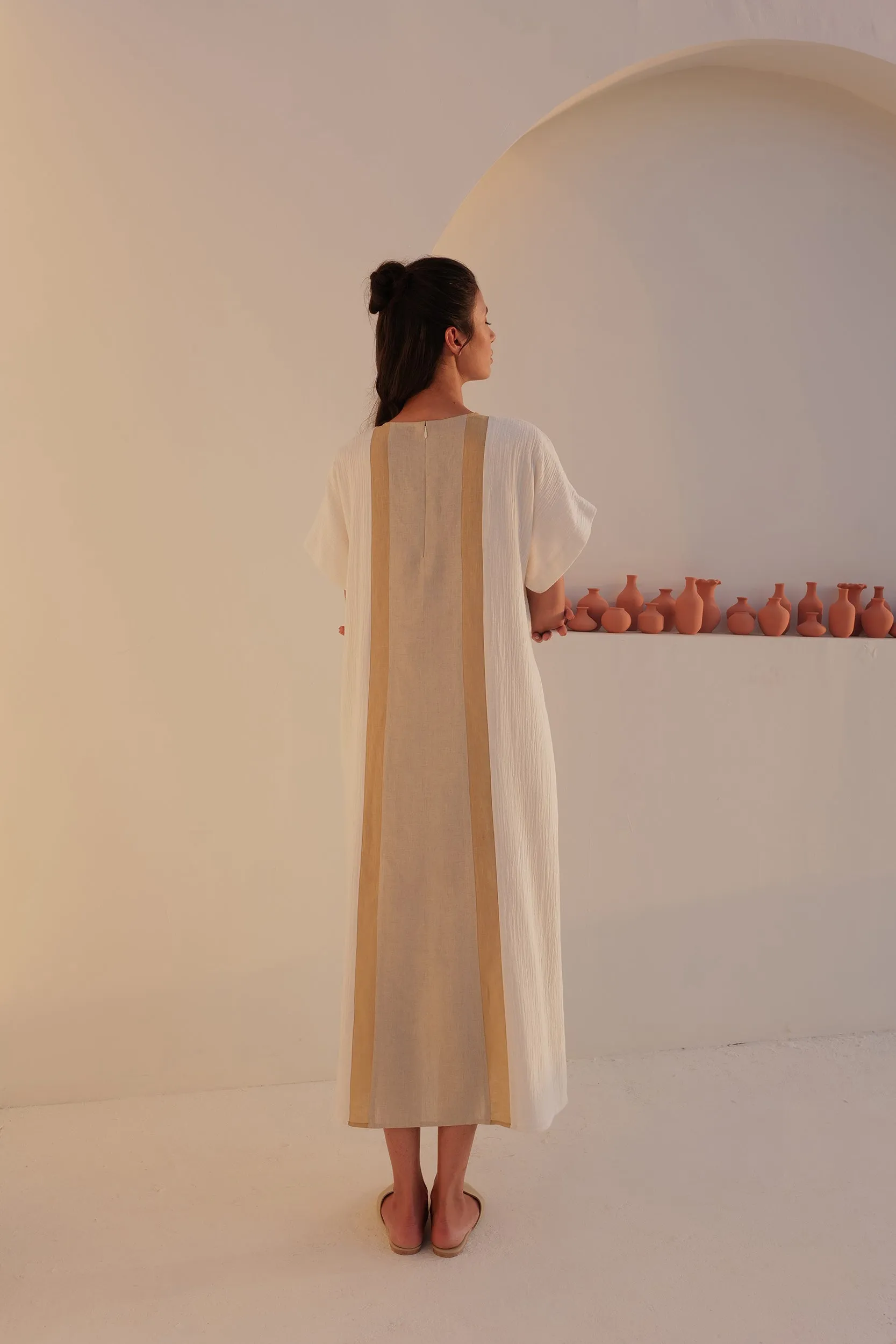 Dubai Kaftan (Ivory)