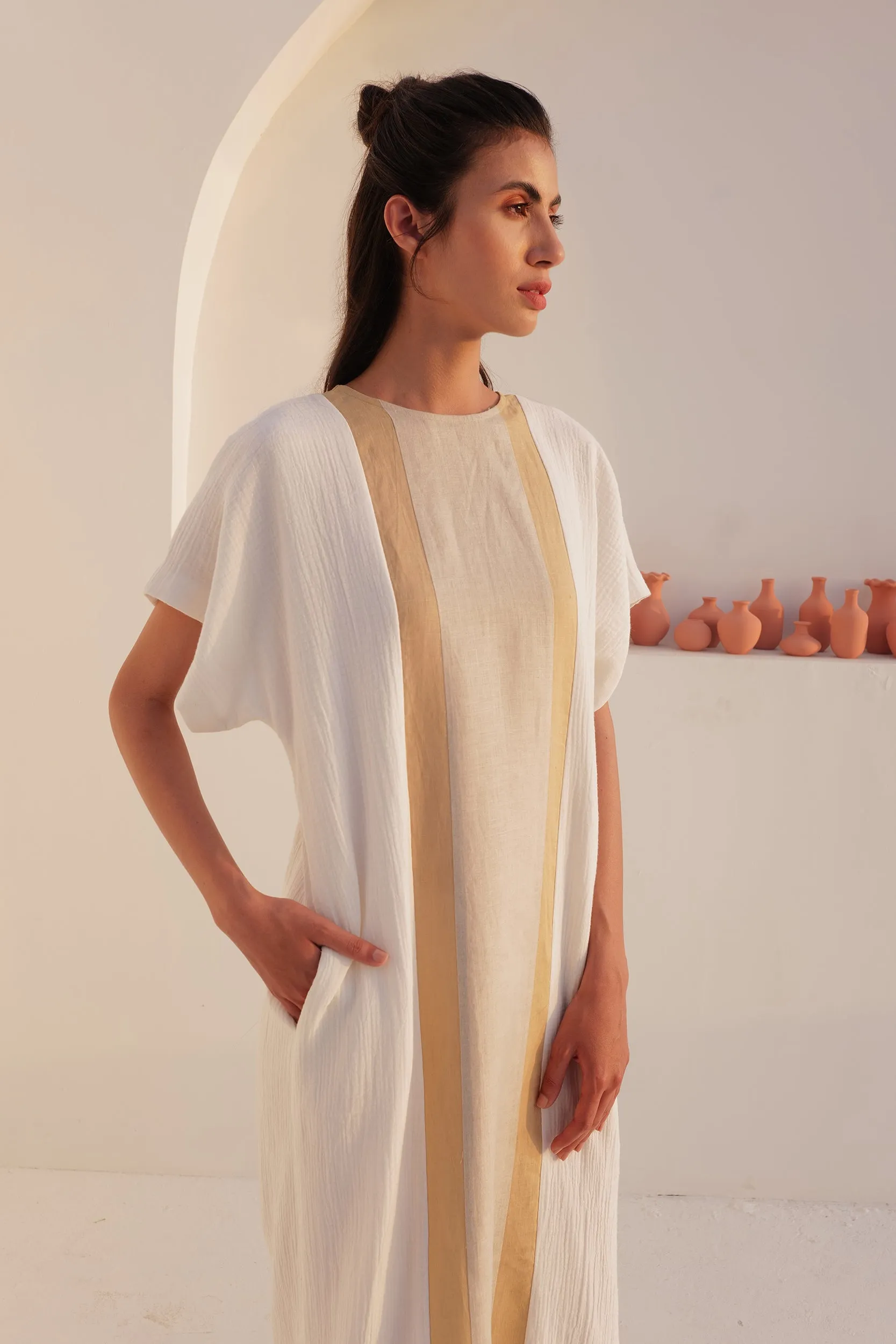 Dubai Kaftan (Ivory)