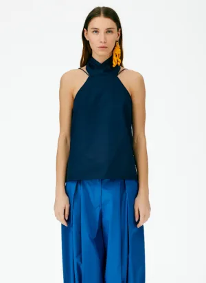 Eco Poplin Halter Top