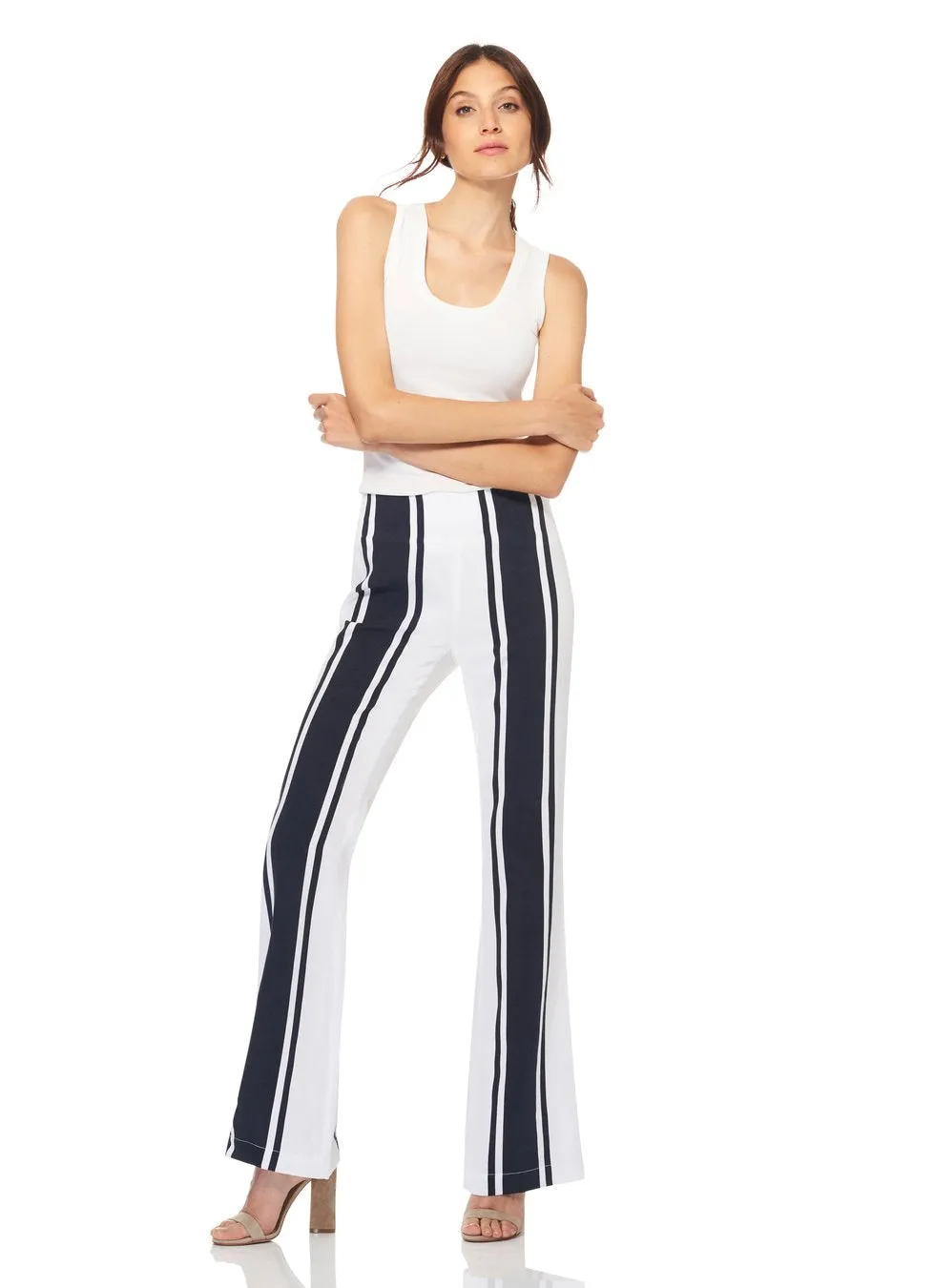 Ecru Barbados Bold Stripe Pant