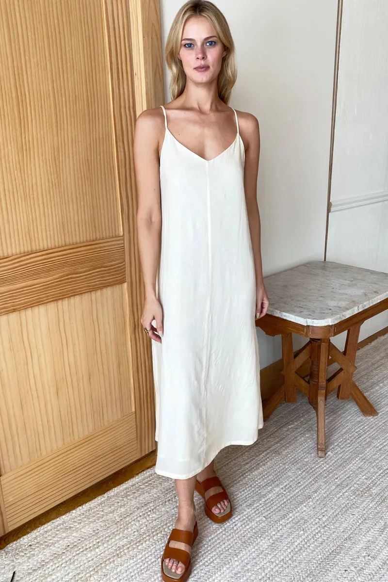 Emerson Fry Buttercream Front Seam Sundress