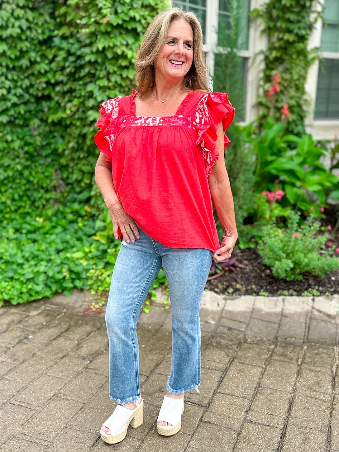 Emmy Embroidered Tank