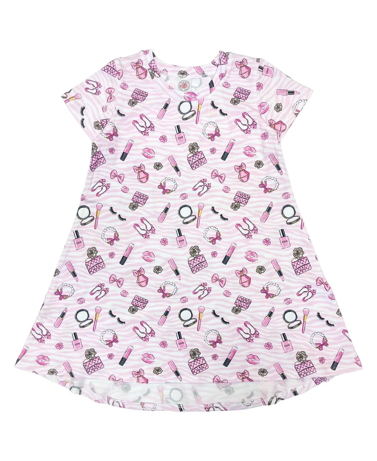esme- Glam Short Sleeve Dress