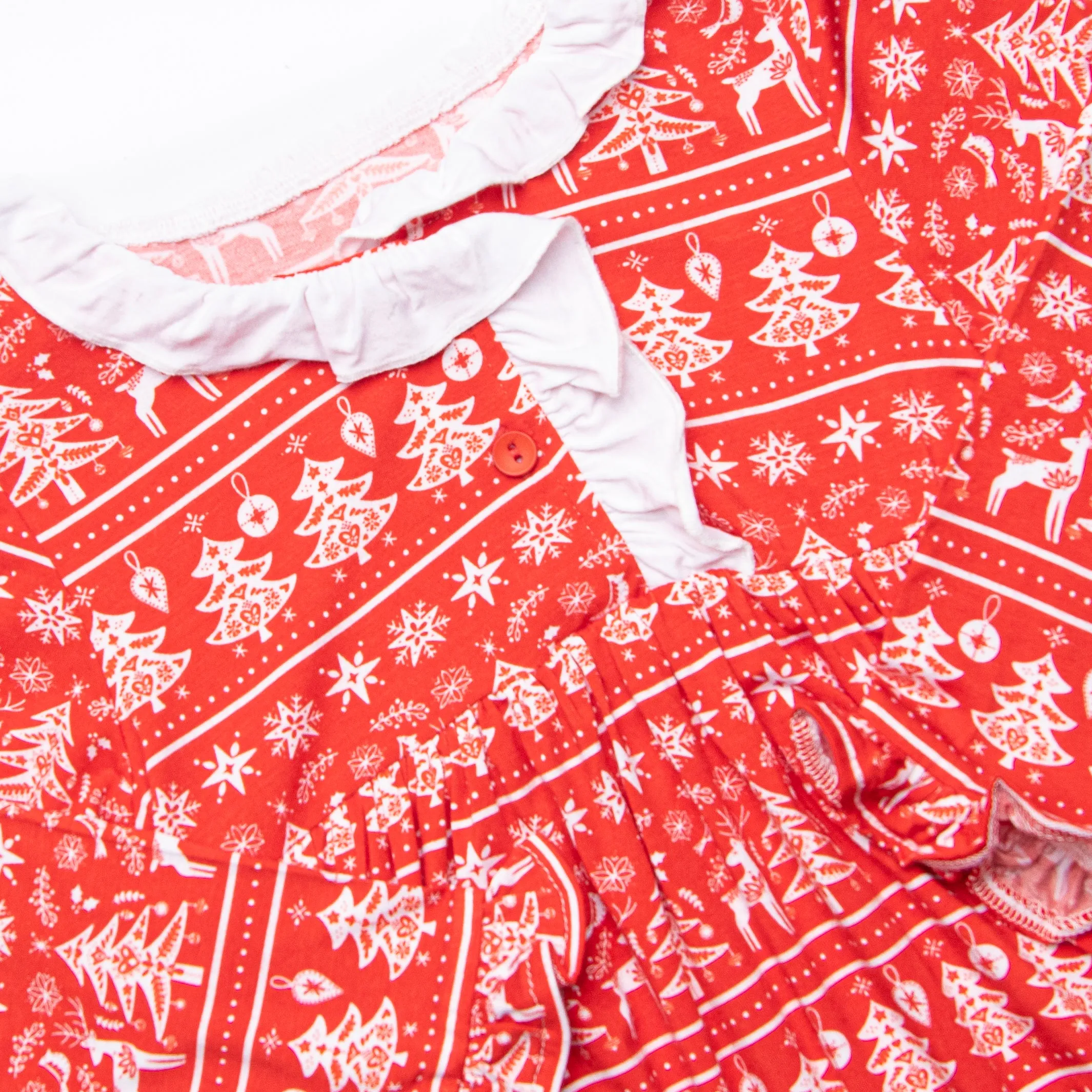 Fair Isle Favorites Bamboo Gown, Red