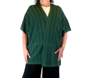 FROM NZ brand green 100% fine merino top, one size