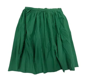 GANT Women's Bark Green Cotton Poplin Skirt 440821 $125 NWT