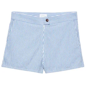 GANT Women's Blue Crinkle Dreamy Oxford Shorts 420425 Size S $110 NWT