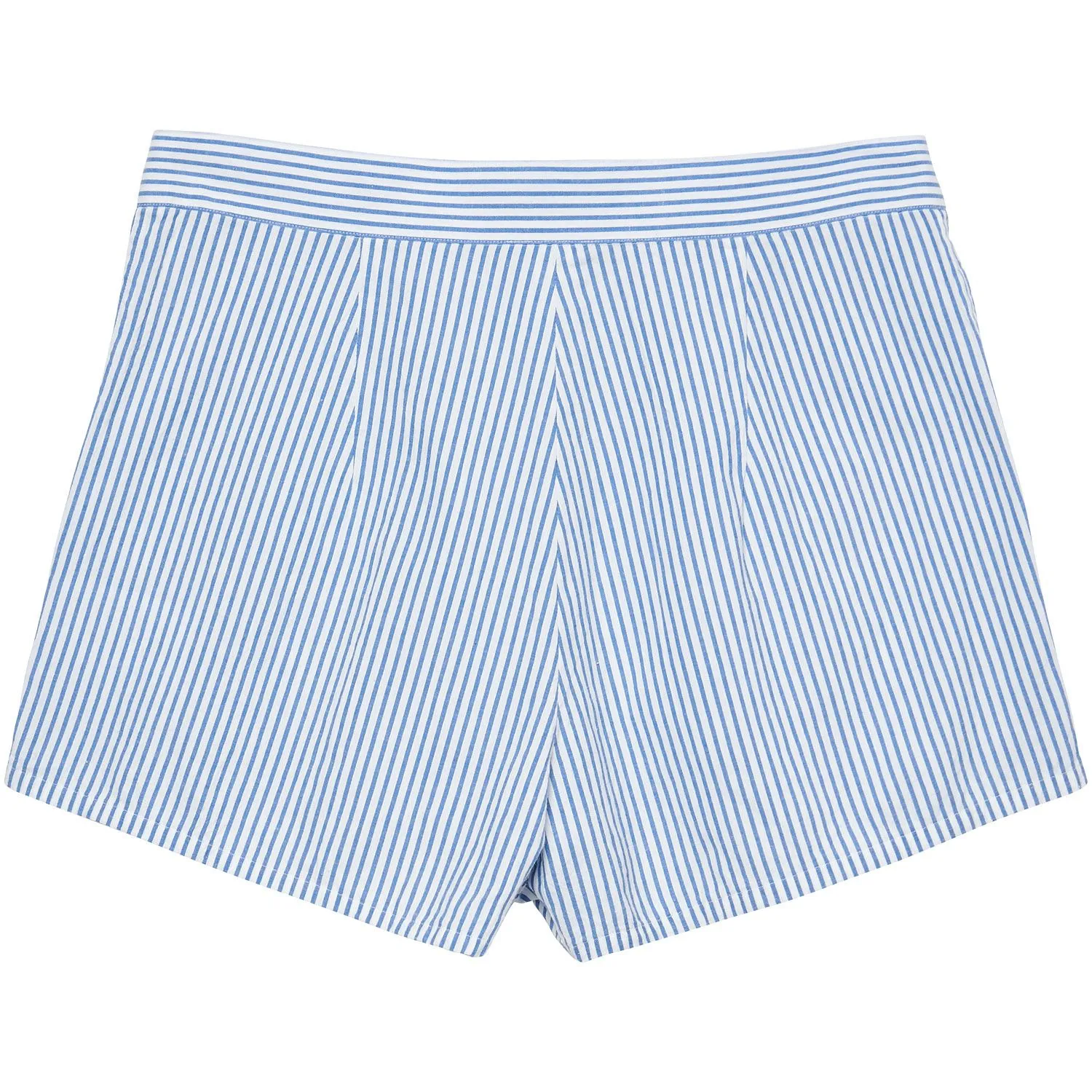 GANT Women's Blue Crinkle Dreamy Oxford Shorts 420425 Size S $110 NWT