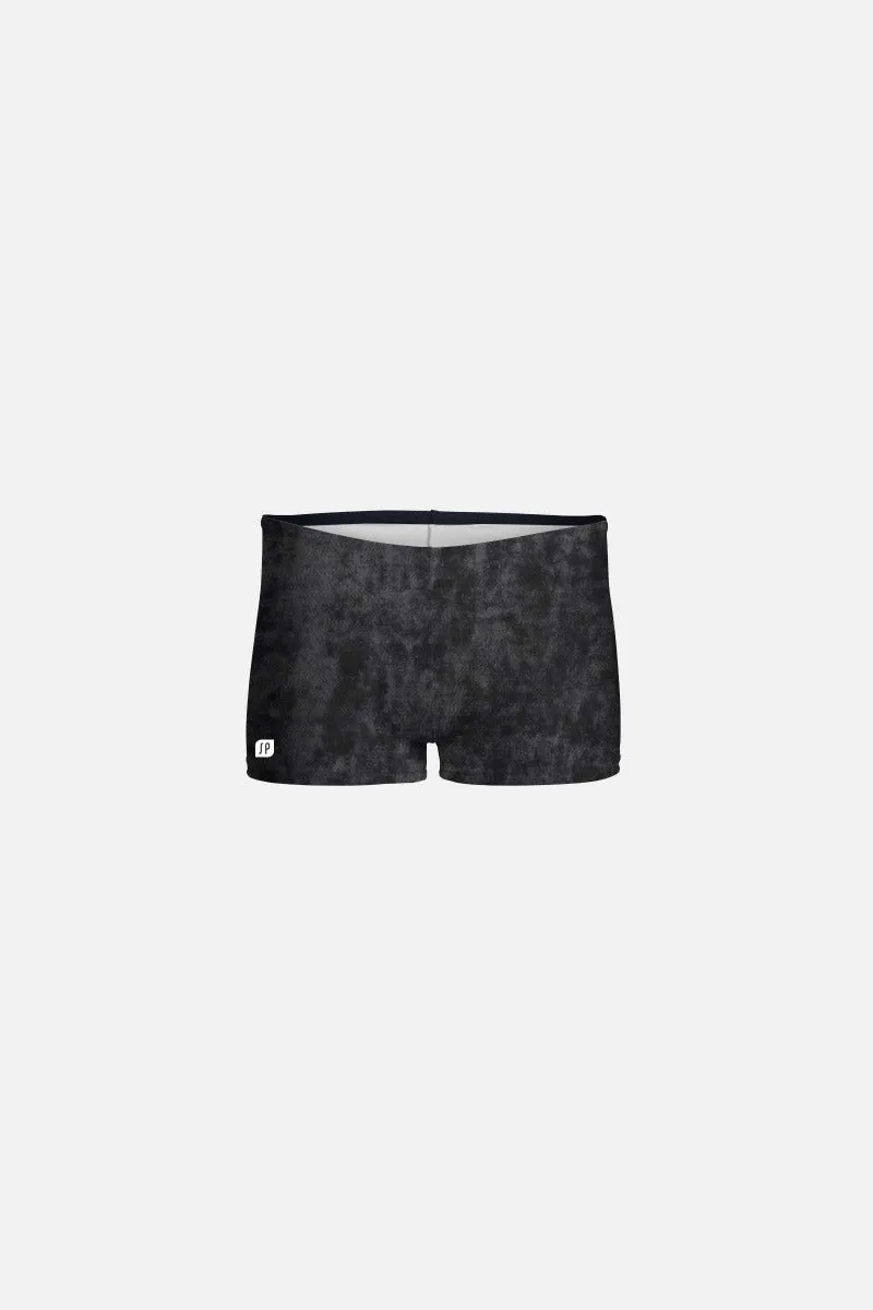 Girls Black Velvet Shorts