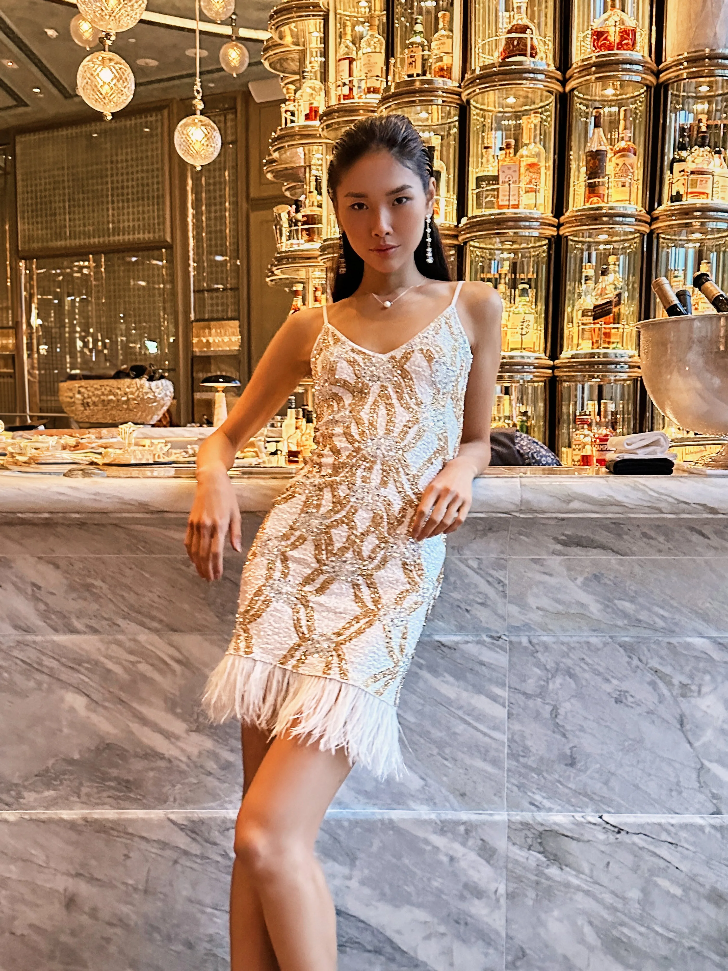 Gold Knot Dress