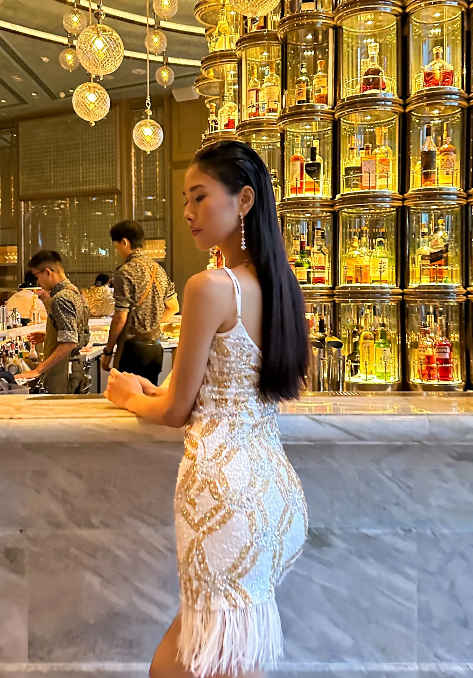 Gold Knot Dress