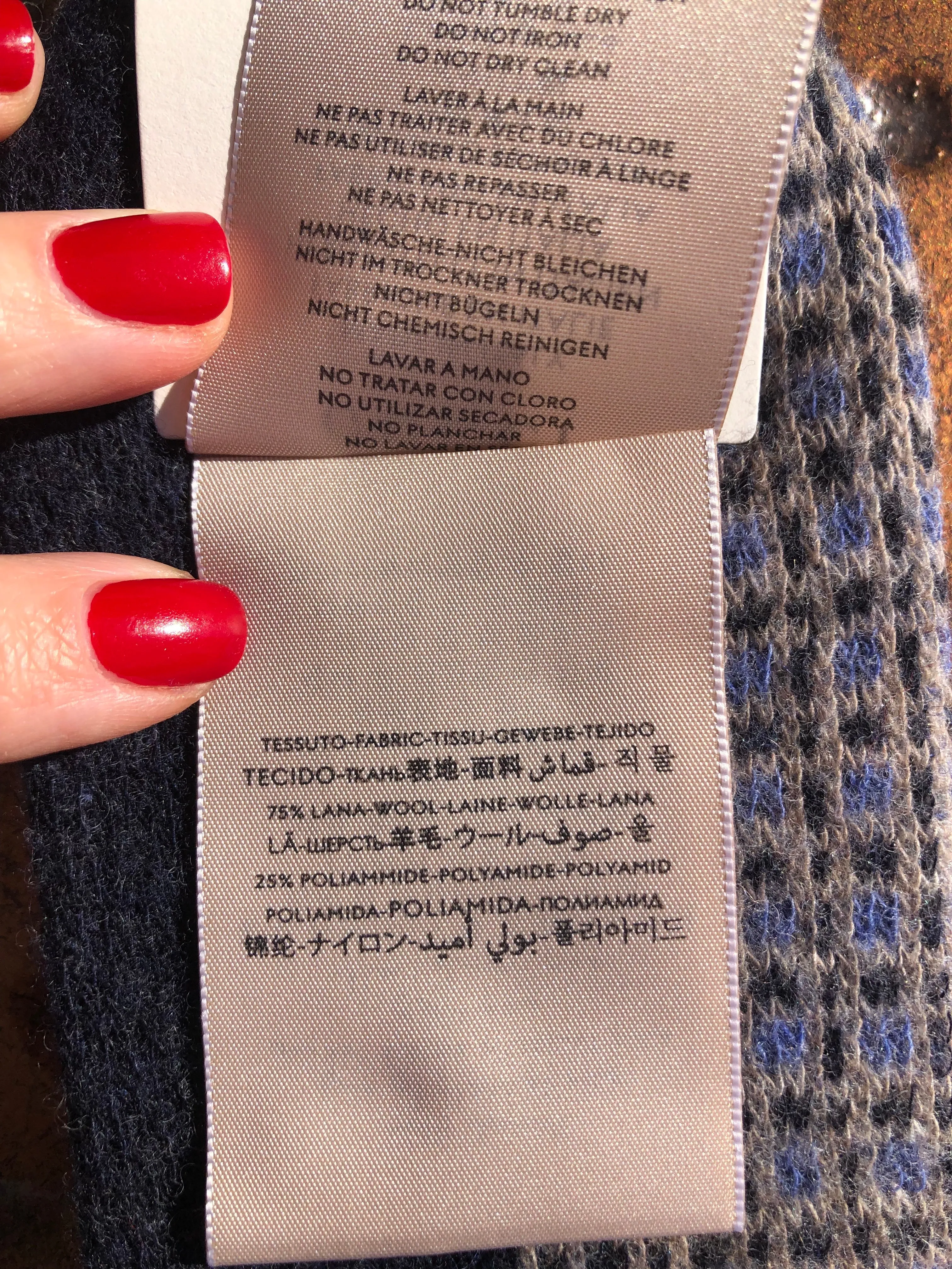 Gucci Soft Combed Wool Knee High Socks in Blue