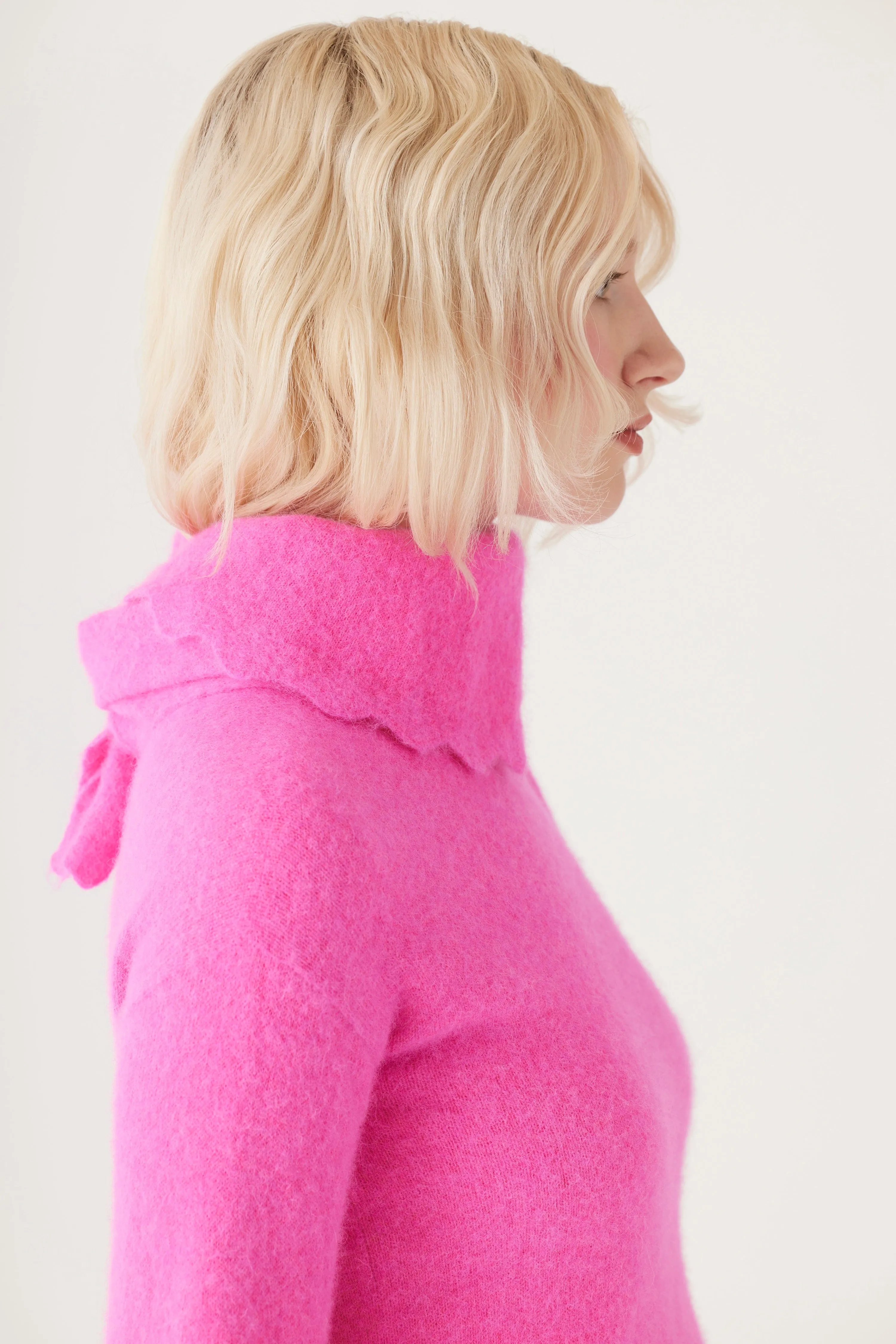 Hand Dyed Colette Sweater in Alpaca Wool