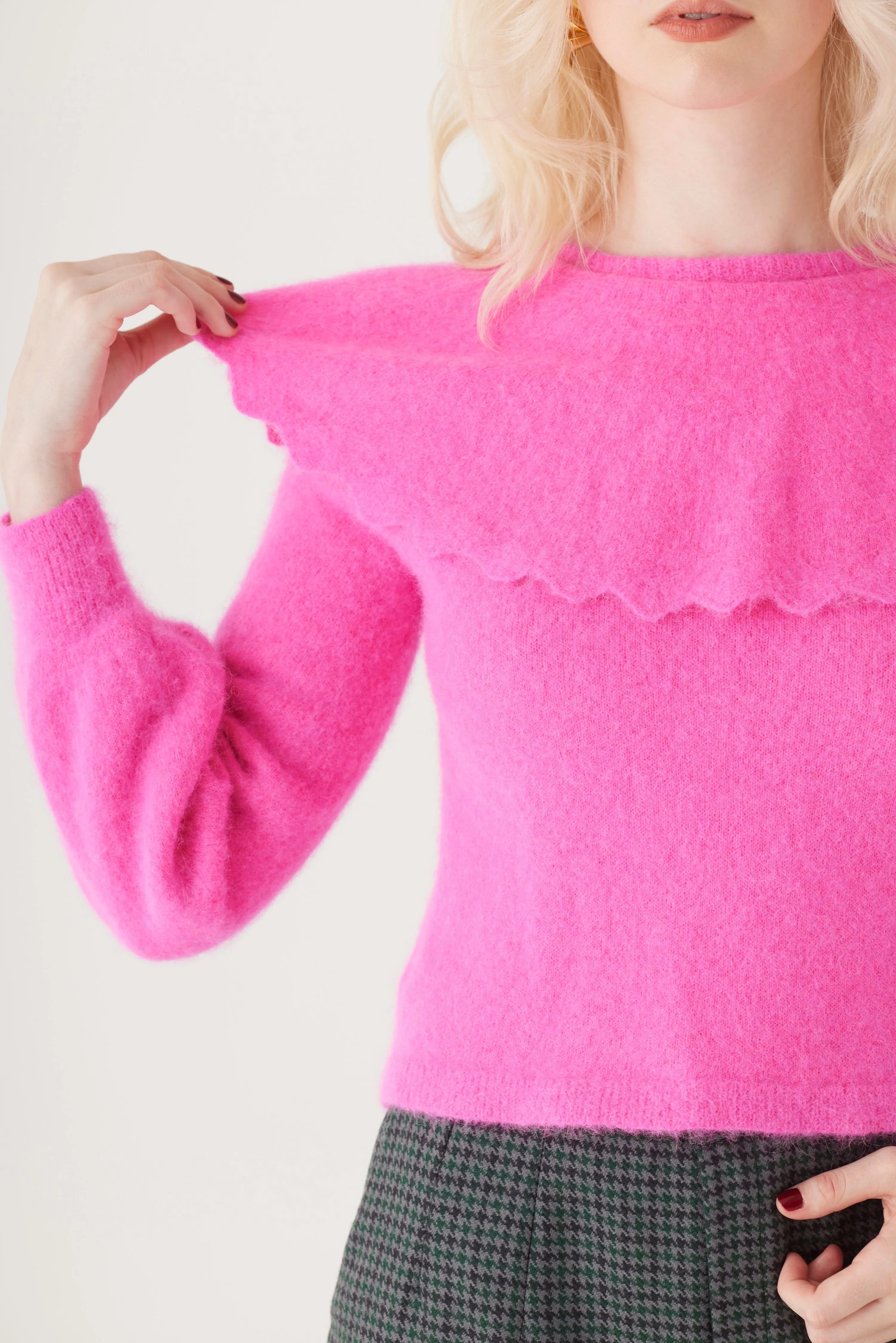 Hand Dyed Colette Sweater in Alpaca Wool