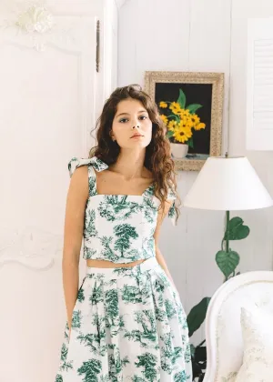 Helena Top (Forest Toile)