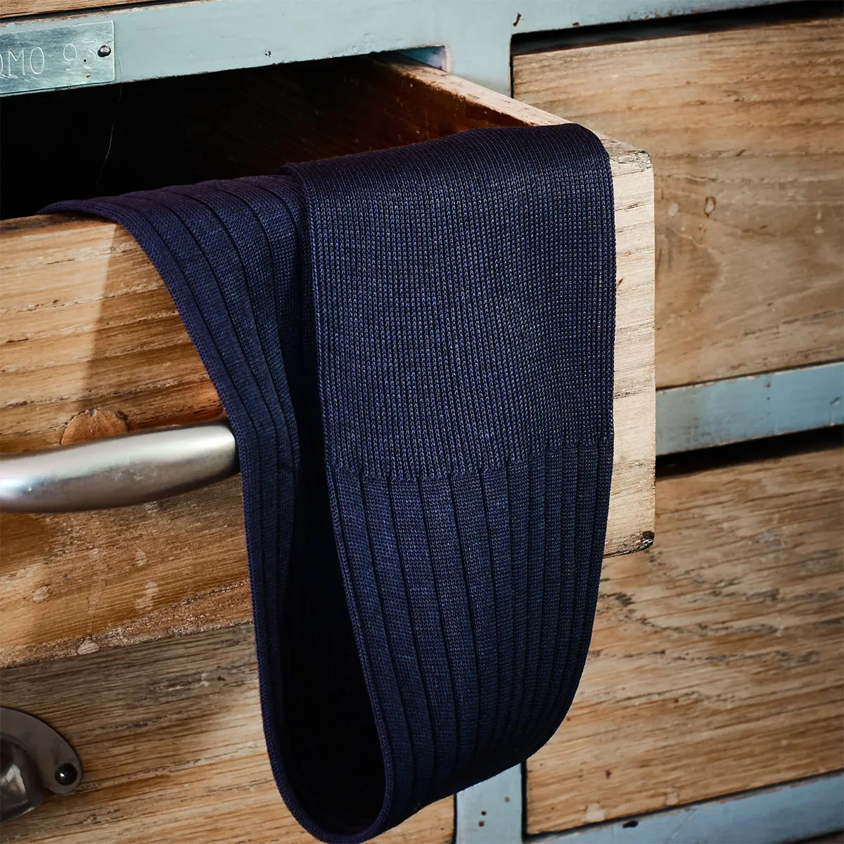 Hermani Merino Knee-High Blue Navy