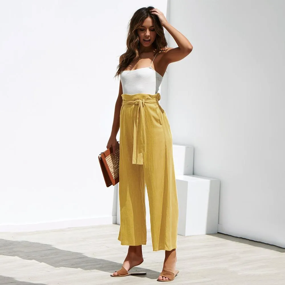 High Waist Palazzo Pants