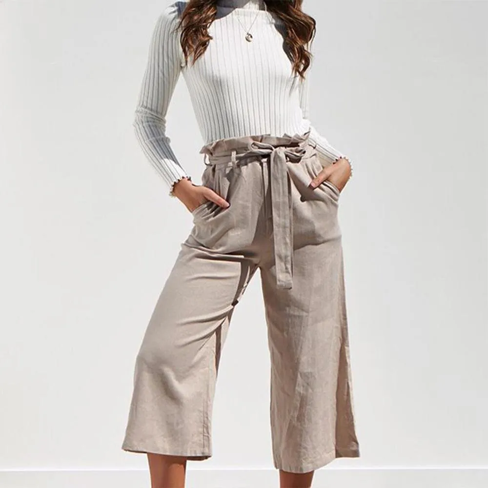High Waist Palazzo Pants