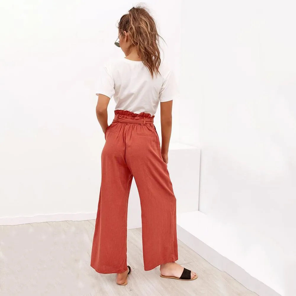 High Waist Palazzo Pants