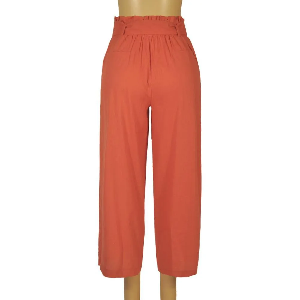 High Waist Palazzo Pants