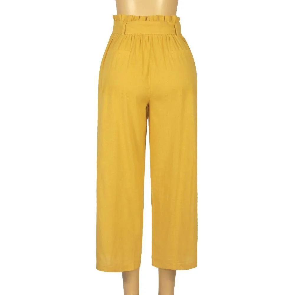 High Waist Palazzo Pants