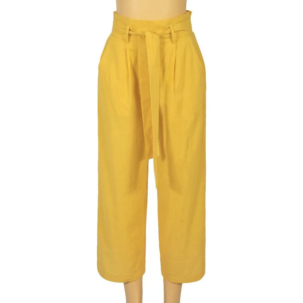 High Waist Palazzo Pants
