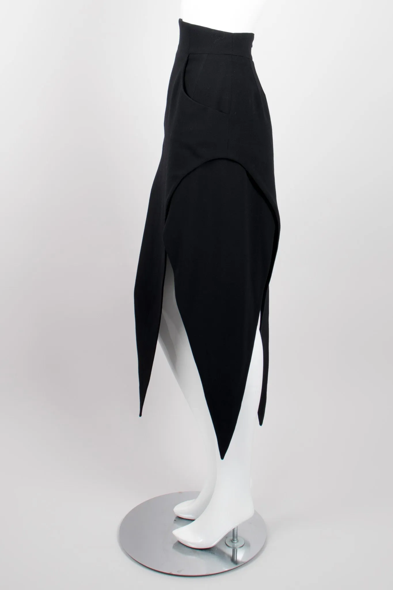 High Waist Pointed Hem Skirt II