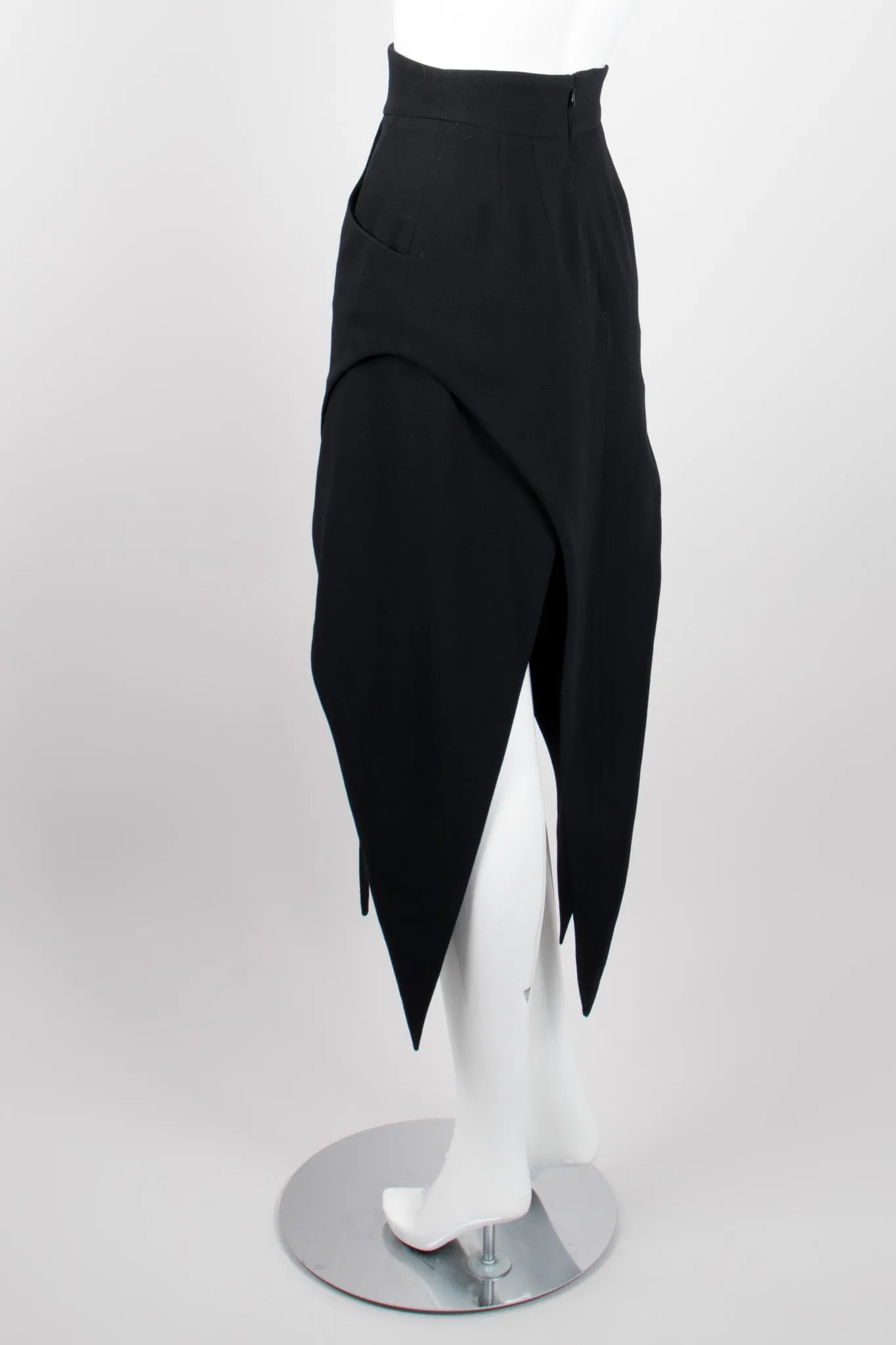 High Waist Pointed Hem Skirt II