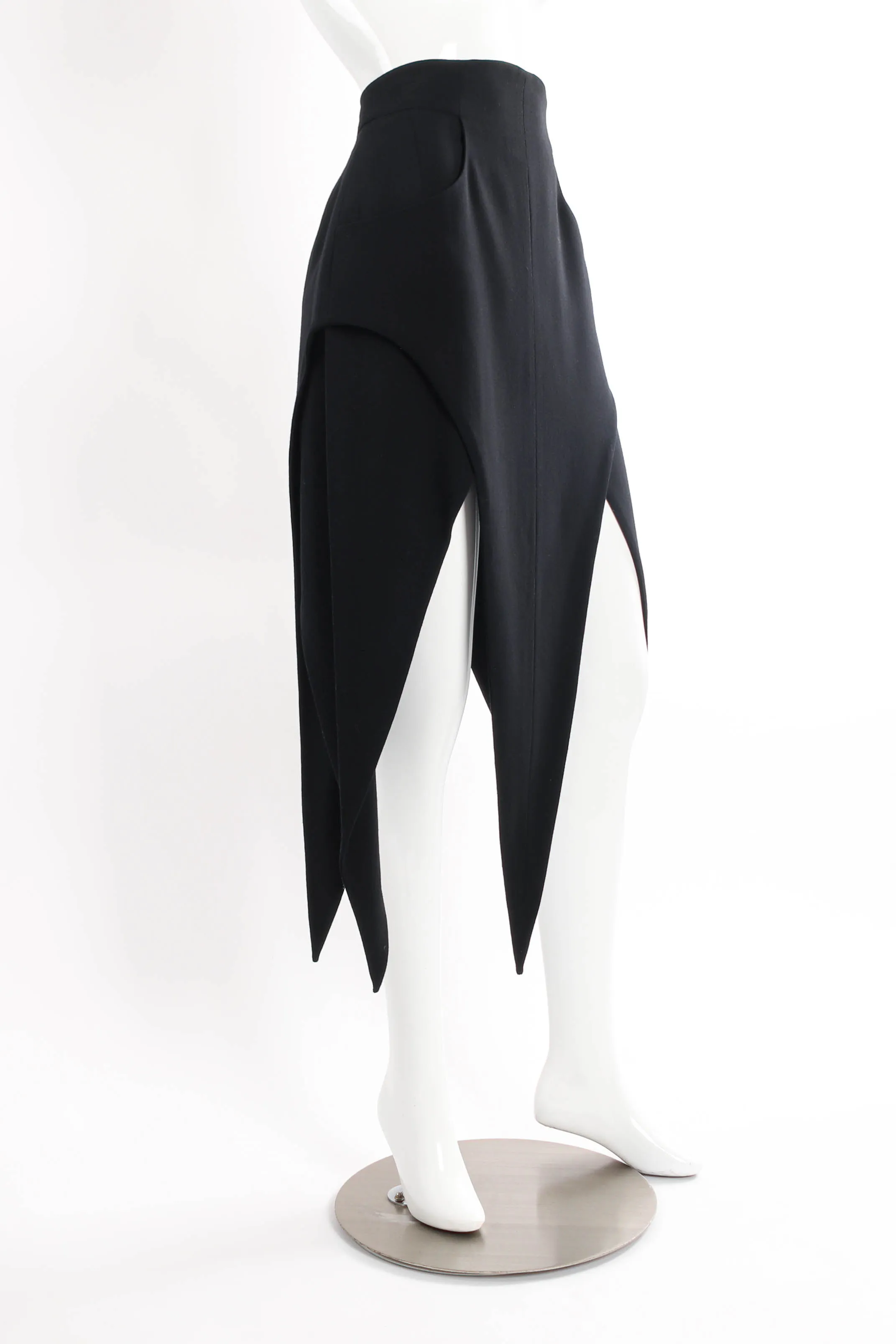 High Waist Pointed Hem Skirt III