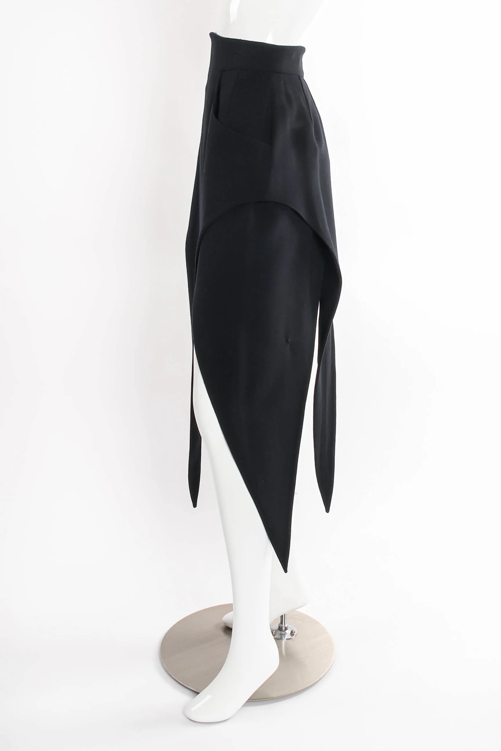 High Waist Pointed Hem Skirt III
