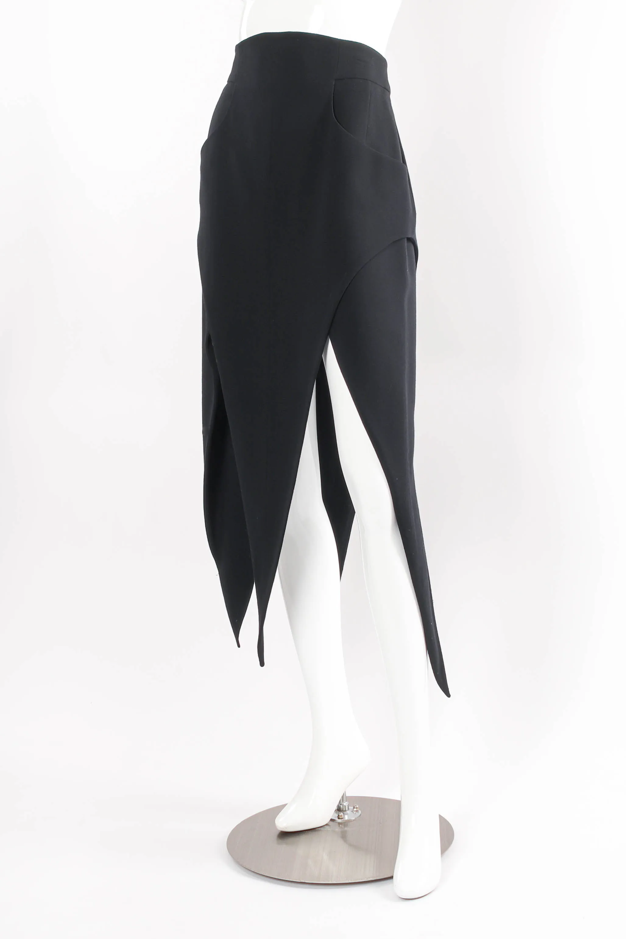 High Waist Pointed Hem Skirt III