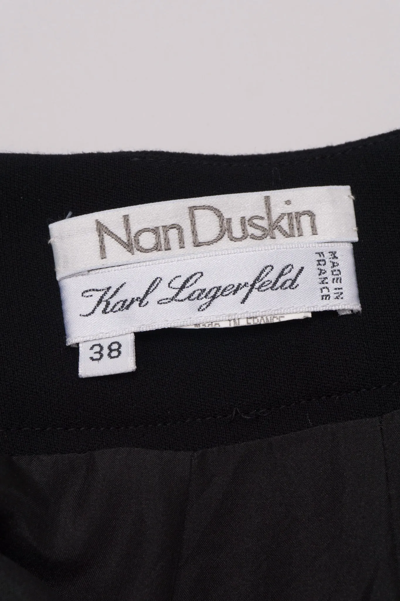 High Waist Pointed Hem Skirt