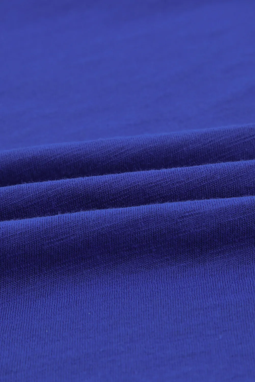 Holes Crew Neck Cotton Mixed T-shirt