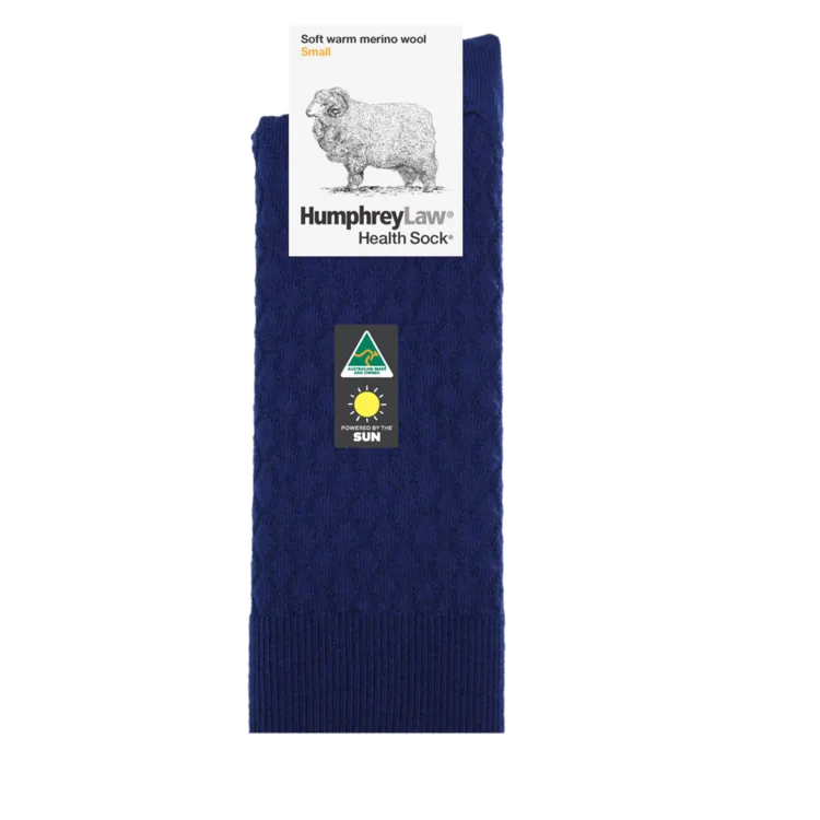 Humphrey Law 95% Merino Quilted Sock - 8 Colours