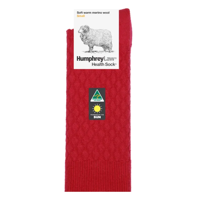 Humphrey Law 95% Merino Quilted Sock - 8 Colours