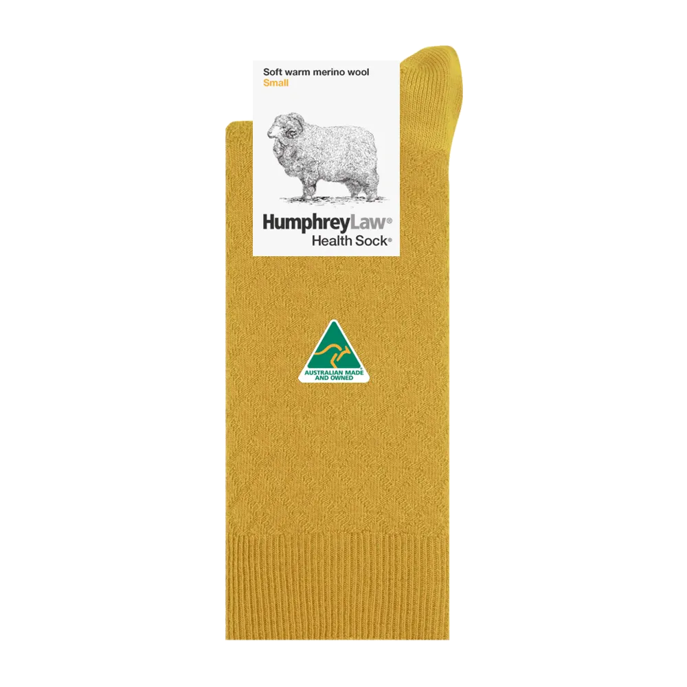 Humphrey Law 95% Merino Quilted Sock - 8 Colours