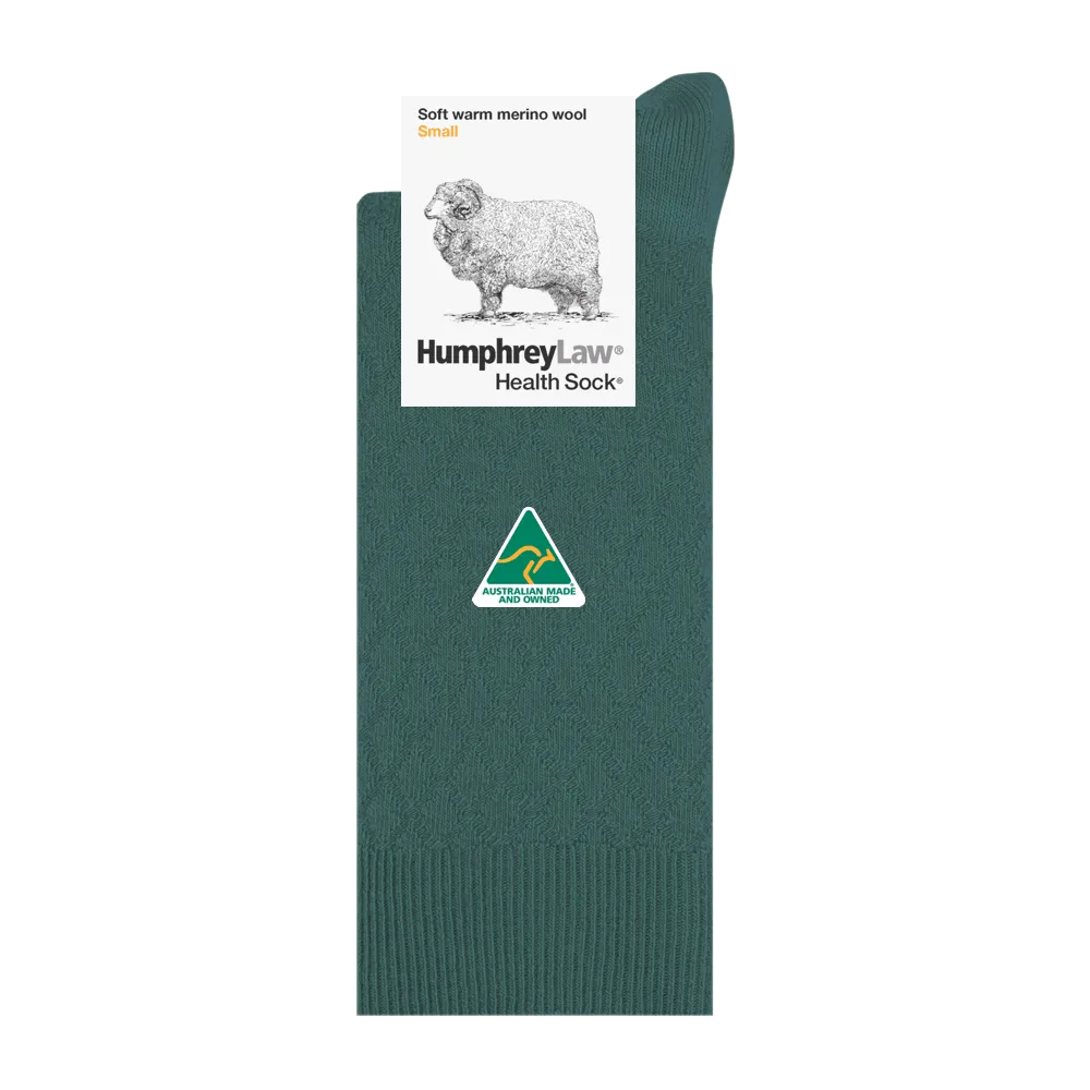 Humphrey Law 95% Merino Quilted Sock - 8 Colours